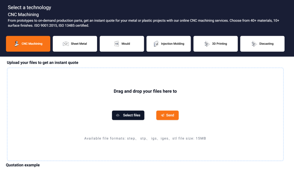 Smart Online Quotation Platform​